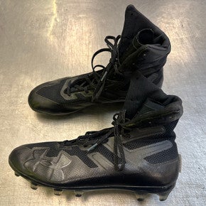 Used Under Armour Adult FB Cleats Black Senior 11 11339-S000191140
