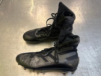 Used Under Armour Adult FB Cleats Black Senior 11 11339-S000191140
