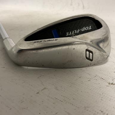 Used Top Flite STAINLESS Mens Individual Iron RH 8 Iron 11855-S000188306