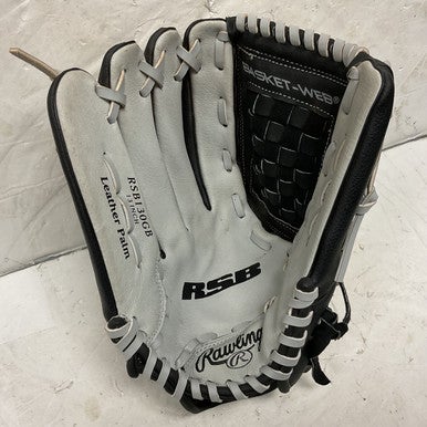 Used Rawlings RSB RSB130GB Slowpitch Glove LH Throw Black 13" 11855-S000188296
