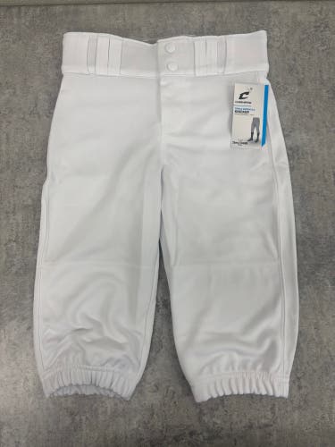 Champro Knicker Baseball Pants: White (Youth S)