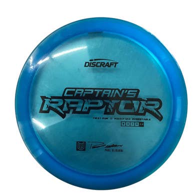 Used Discraft CAPTAINS RAPTOR Disc Golf Driver Royal Blue 11760-S000079252