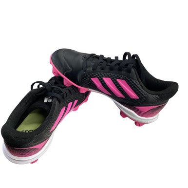 Used Adidas ADIDAS SOFTBALL CLEATS BB/SB Cleats Black Junior 02.5 11760-S000079246
