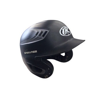 Used Rawlings R16J-R1 6 3/8 - 7 1/8 Batting Helmet No Mask Black M/L 11760-S000079173