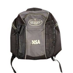 Used Louisville Slugger BACKPACK BB/SB Player Backpack Grey And Black 11760-S000079138