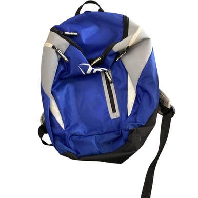 Used Louisville Slugger BACKPACK BB/SB Player Backpack Grey And Royal Blue 11760-S000079136
