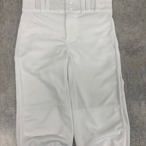 Champro Knicker Baseball Pants: White (Youth M)