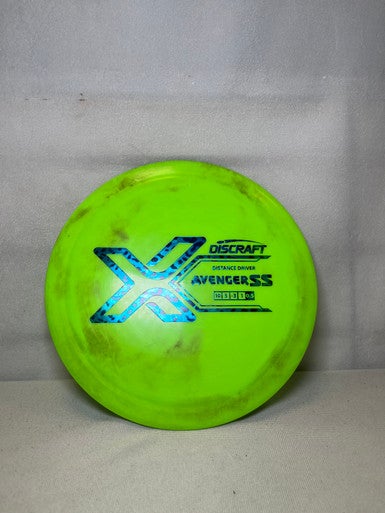 Used Discraft X AVENGER SS Disc Golf Driver Green 11490-S000263759