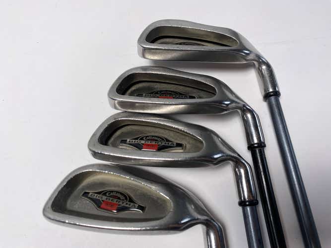 Callaway Big Bertha 1996 Iron Set 7-PW Rch 90 and 96 Regular Graphite Mens RH