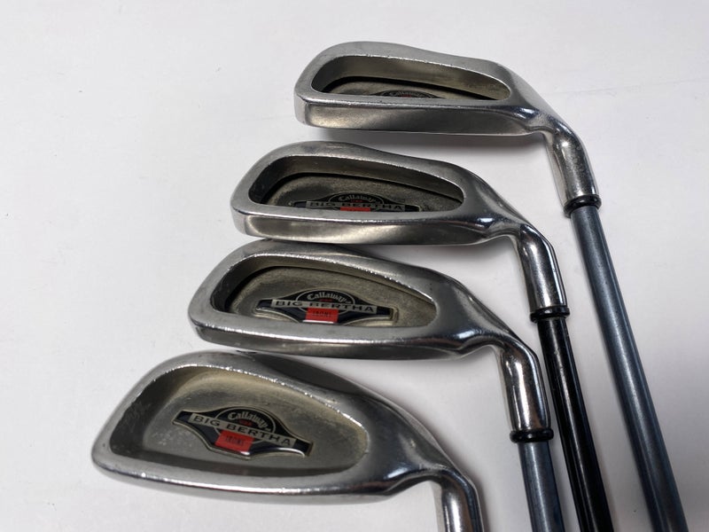 Callaway Big Bertha 1996 Iron Set 7-PW Rch 90 and 96 Regular Graphite Mens RH