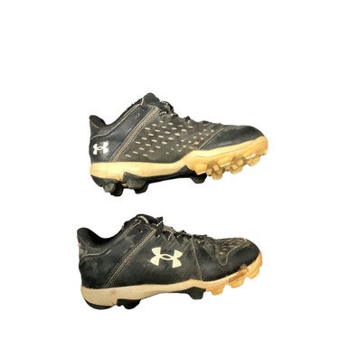 Used Under Armour LEADOFF 12K BB/SB Cleats Black Youth 12.0 11479-S000399191