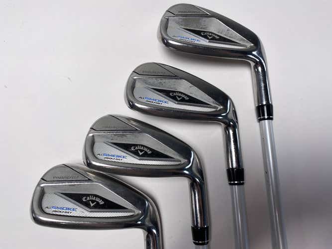 Callaway Paradym Ai Smoke Max Fast Iron Set 8-PW+AW Eldio 40g Ladies Womens RH
