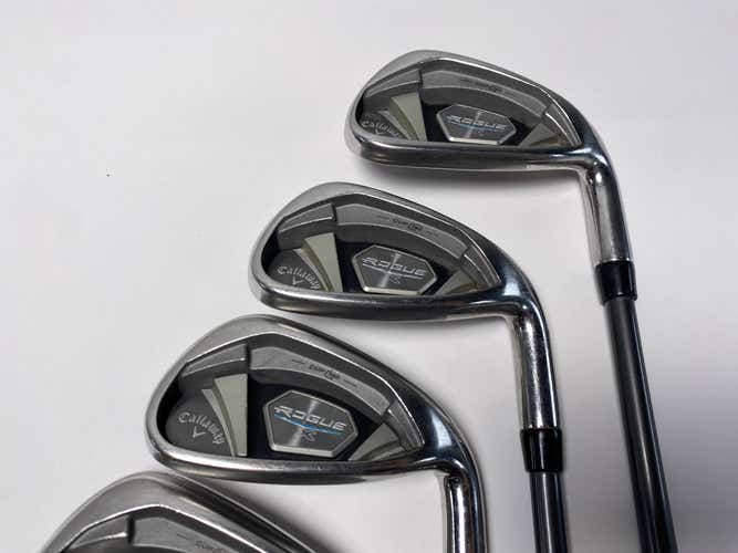 Callaway Rogue X Iron Set 7-PW+GW Aldila Synergy 60g Regular Graphite Mens RH