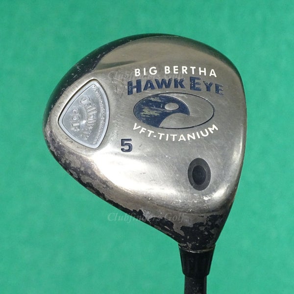 Callaway Golf Big Bertha Hawk Eye VFT-Titanium Fairway Wood 5 System 60 Firm