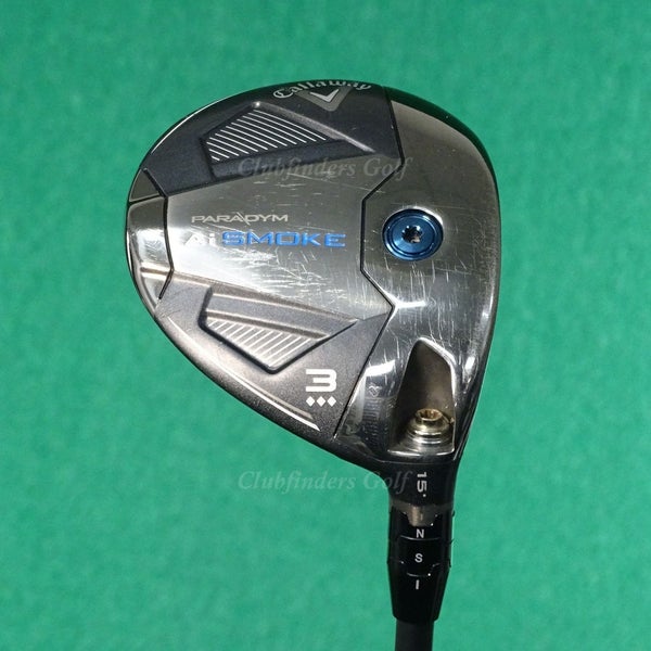 Callaway Ai Smoke Triple Diamond 15 3 Fairway Wood Tensei AV 65 Stiff W/ HC