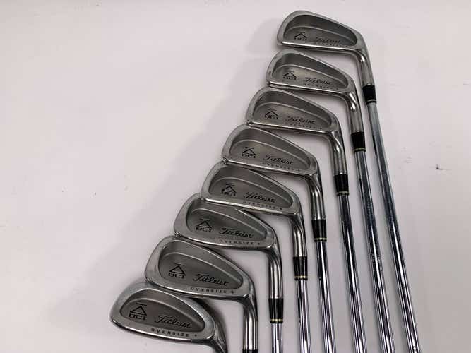 Titleist DCI Black Oversize + Iron Set 3-PW Tri-Spec Stiff Steel Mens RH