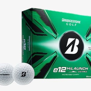 Bridgestone e12 HiLaunch Distance Golf Balls (White, 24pk) 2dz 2025 NEW