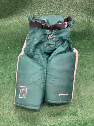 Green Senior Large Bauer Nexus Hockey Pants Pro Stock | Dartmouth
