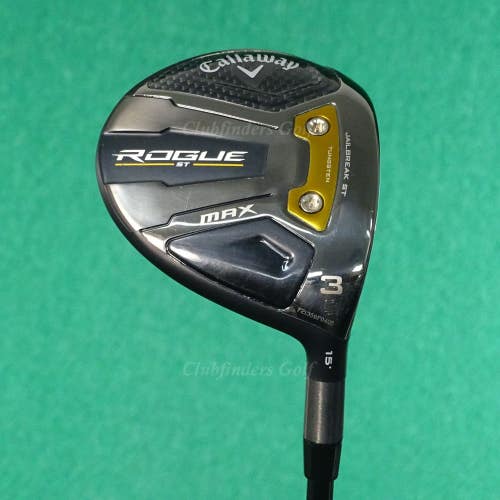 Callaway Rogue ST MAX Fairway Wood 15 3 Tensei AV Series 65 Stiff W/ HC