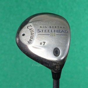 Callaway Big Bertha Steelhead III Fairway Wood 7 Factory System III Seniors