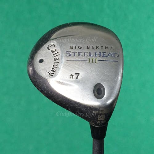 Callaway Big Bertha Steelhead III Fairway Wood 7 Factory System III Seniors