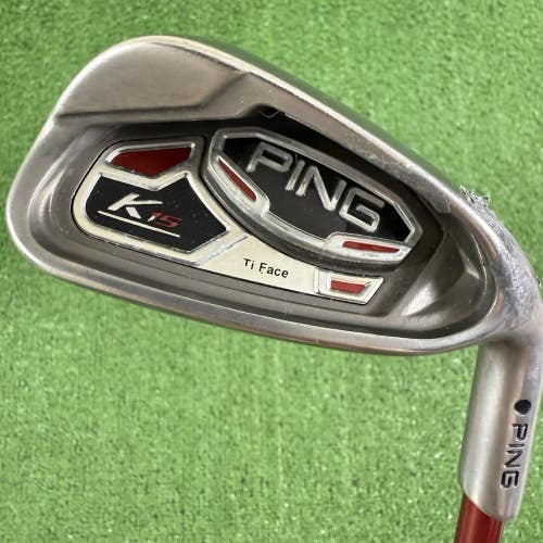 Ping K15 8 Iron Ti Face Soft Regular Senior SR Flex Black Dot -1/4 Short