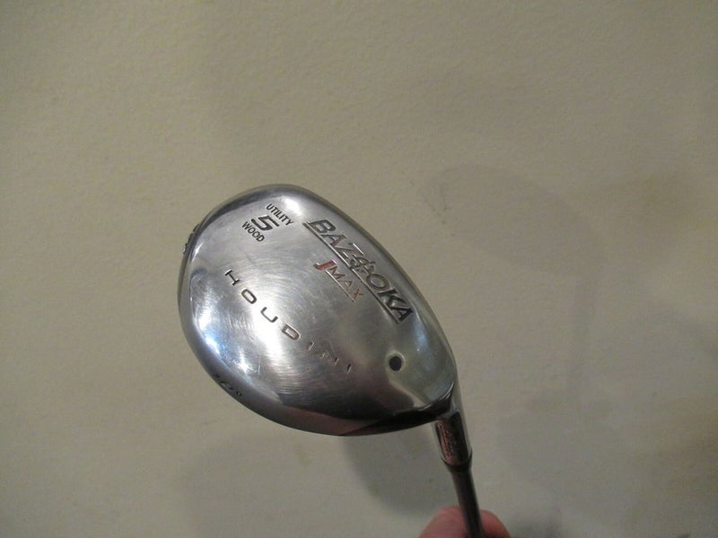 TOUR EDGE HOUDINI J MAX BAZOOKA UTILITY 5 WOOD GRAPHITE STIFF 18* NEW GRIP