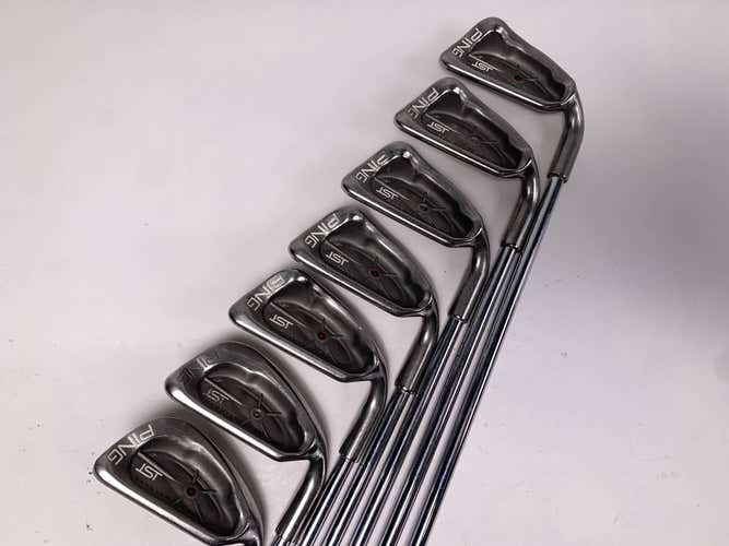 Ping ISI Iron Set 5-PW+SW Maroon Dot Cushin JZ Stiff Steel Mens RH