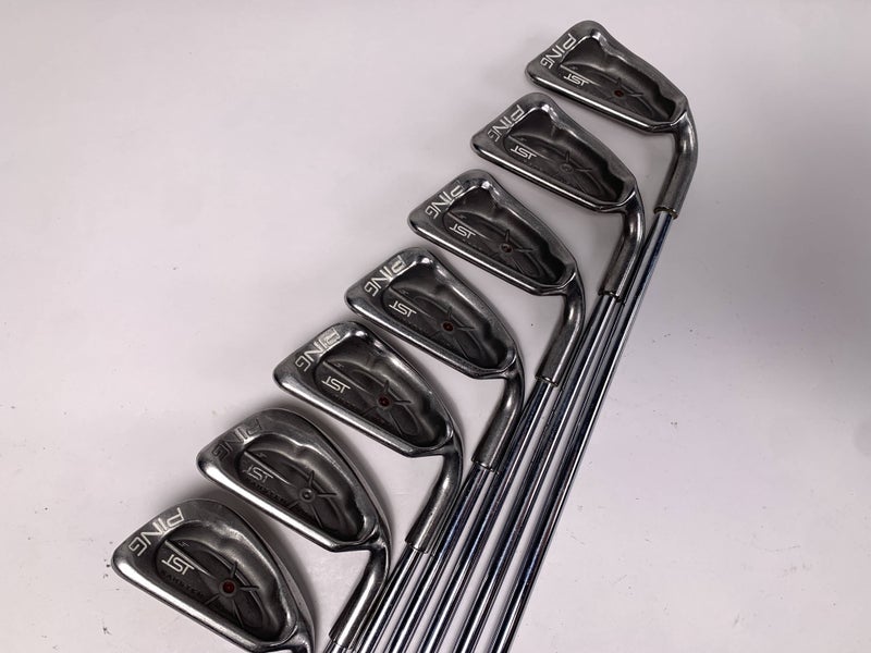 Ping ISI Iron Set 5-PW+SW Maroon Dot Cushin JZ Stiff Steel Mens RH