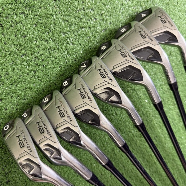 Cleveland Launcher HB Turbo Hybrid Iron Set 4-PW DW Miyazaki Senior A Flex RH