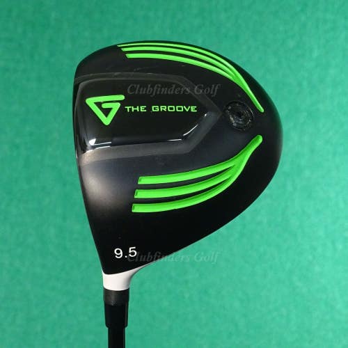 LH Vertical Groove Golf The Groove 9.5 Driver Comp CZ Graphite Stiff