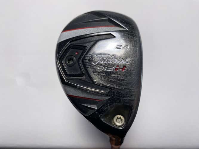 Titleist 913 H 5 Hybrid 24* Diamana Blue S+82 HY 82g Stiff Graphite Mens RH