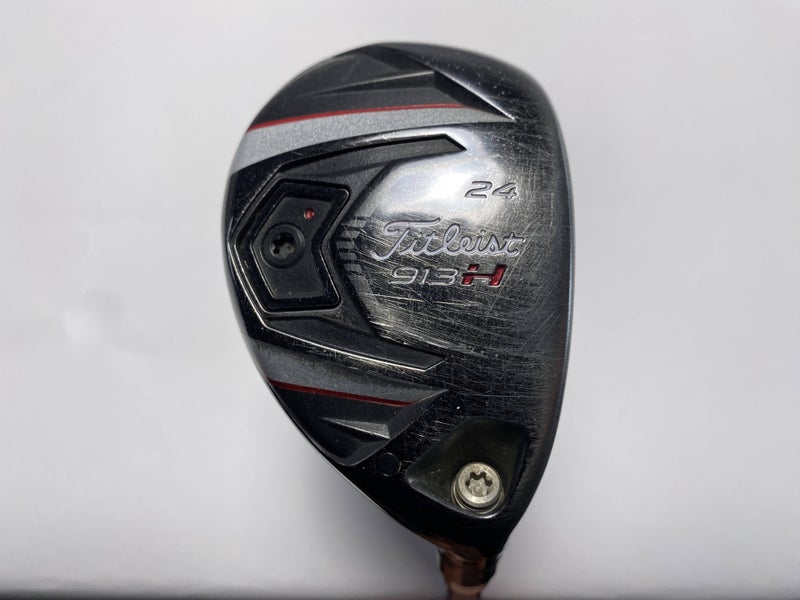 Titleist 913 H 5 Hybrid 24* Diamana Blue S+82 HY 82g Stiff Graphite Mens RH