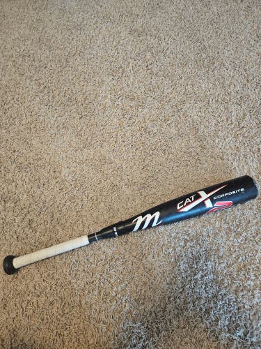 2025 Marucci CATX2 Composite USSSA Certified Bat (-10) Composite 17 oz 27" (Used)