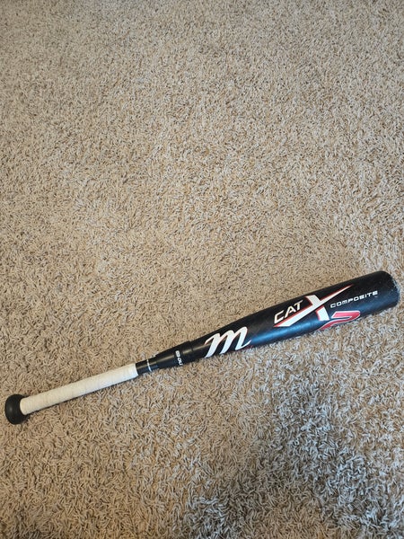 2025 Marucci CATX2 Composite USSSA Certified Bat (-10) Composite 17 oz 27" (Used)