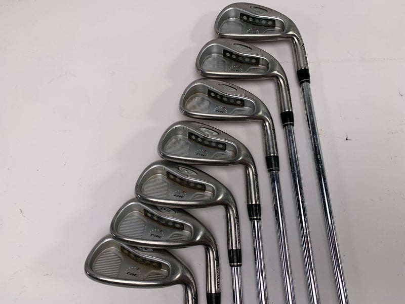 TaylorMade Rac OS 2005 Iron Set 3-PW Regular Steel Mens RH-No 6 Iron