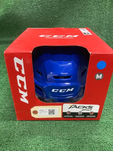 Blue Medium CCM Tacks 210 Helmet (New)