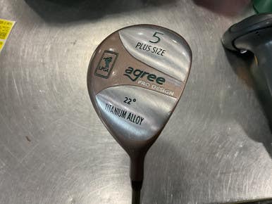 Used Agree TITANIUM ALLOY 5 WOOD Womens Fairway Wood RH 5 Wood 11614-S000217776