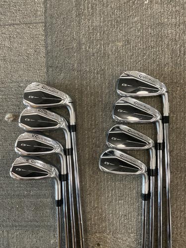 Used Taylormade LIKE NEW QI 2024 IORNS Mens Iron Set RH 4I-GW/AW 11614-S000217754