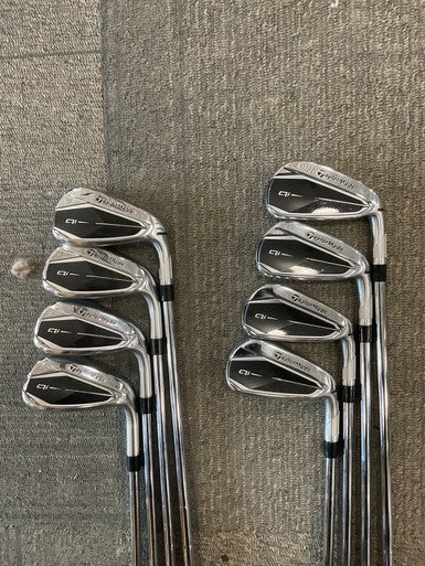 Used Taylormade LIKE NEW QI 2024 IORNS Mens Iron Set RH 4I-GW/AW 11614-S000217754