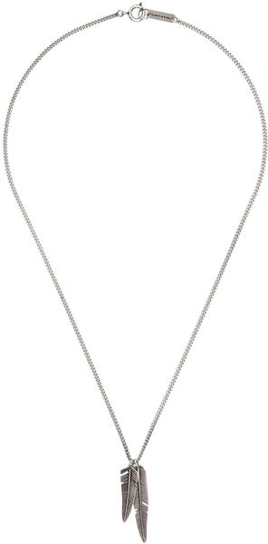 NEW Isabel Marant Silver Engraved Necklace