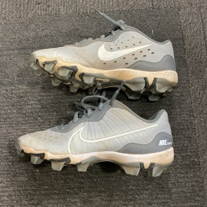 Used Nike DIAMOND BB/SB CLEATS BB/SB Cleats Grey Junior 04 11614-S000216704