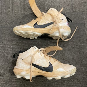 Used Nike TROUT BB CLEATS BB/SB Cleats White Junior 04.5 11614-S000216705