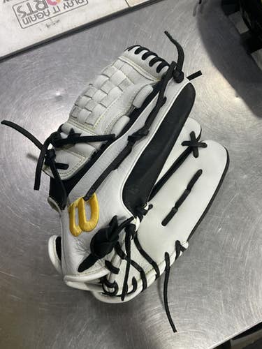 Used Wilson A950 BB/SB Glove LH Throw White 12" 11614-S000217730