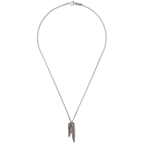NEW Isabel Marant Silver Engraved Necklace