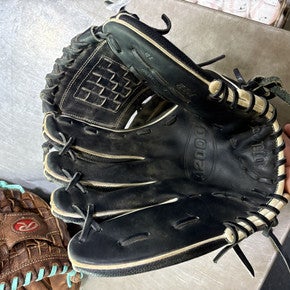 Used Wilson A2000 P12 FASTPITCH BB/SB Glove LH Throw Black 12" 11605-S000203292