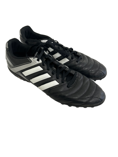 Used Adidas Mens 11 Black Soccer Turf Shoes 11692-S000137281