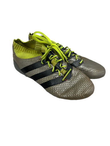 Used Adidas Ace 16.1 Mens 10 Grey Soccer Cleats 11692-S000137344