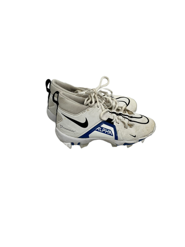 Used Nike ALPHA MENACE Jr FB Cleats White Junior 03 11692-S000138988