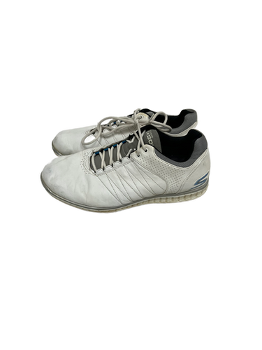 Used Sketchers Mens Golf Shoes White Senior 9.5 11692-S000138982